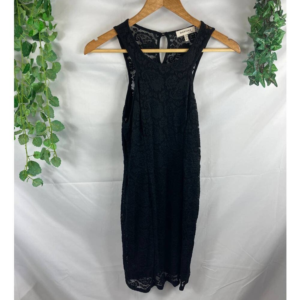 monteau lace fitted dress medium